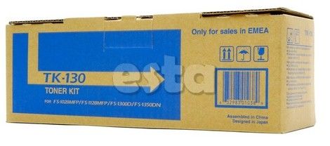 কিউসেরা FS 1300D মূল টোনার কার্টিজ TK130 7200 পৃষ্ঠা ফলন সহ