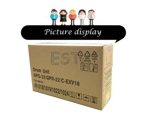 Photoconductor EXV 18 / IR1024 ক্যানন কপিয়ার মেশিনের জন্য জৈব ফটোকোকাকটর ড্রাম ইউনিট