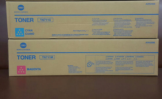 TN711K Konica Minolta টোনার কার্টিজ BizHub C654, C754, Pro C754 এর জন্য কালো 47.2K