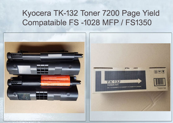 সঙ্গতিপূর্ণ Tk-132 Tk132 কালো টোনার Kyocera Mita Fs-1028mfp Fs-1300d Fs-1350 এর জন্য