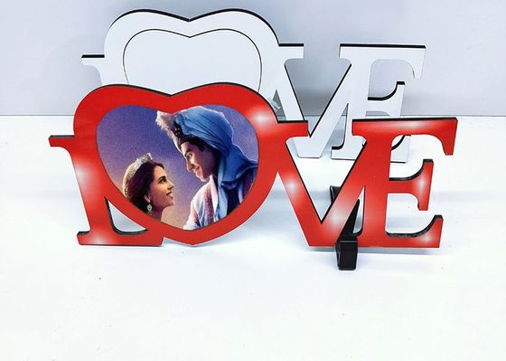 ডাই এমডিএফ সুব্লিমেশন ব্ল্যাক লাভ হার্ট ফটো ছবির ফ্রেম মুদ্রণের জন্য