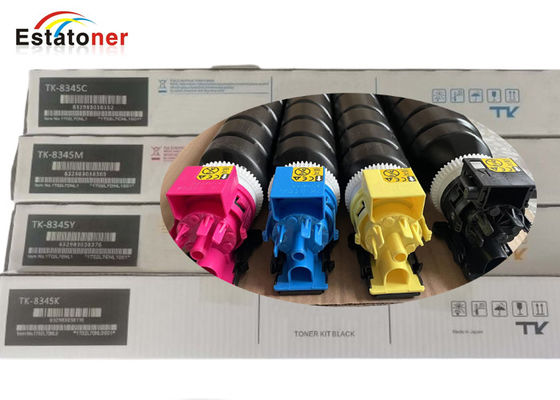 TK-8345 CMYK সম্পূর্ণ প্রিন্টার টোনার কার্টিজ সেট, Kyocera TaSKalfa2552ci 2553ci লেজার প্রিন্টারের জন্য